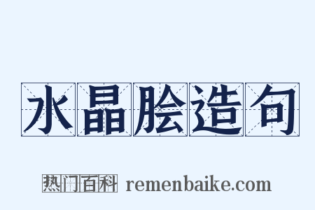 水晶脍造句是什么意思的图片